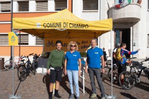 Consegna bandiera BikeSmile comune di Chiampo - 18 settembre